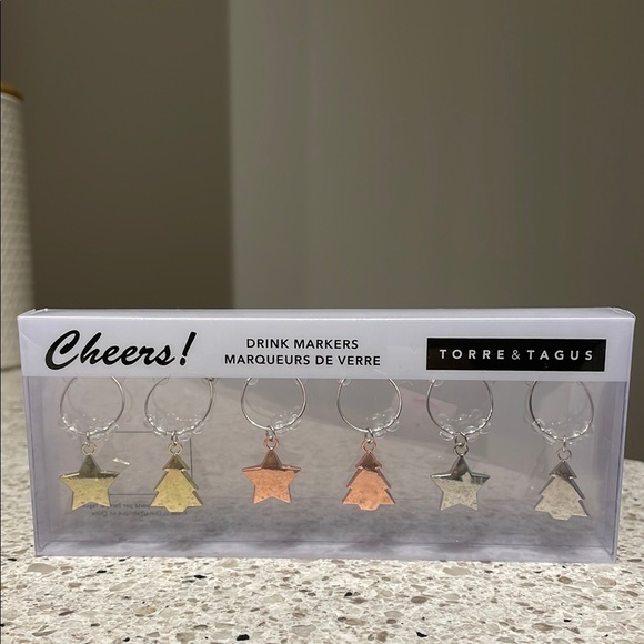 NWT Christmas Drink Markers by Torre & Tagus - Picture 2 of 2